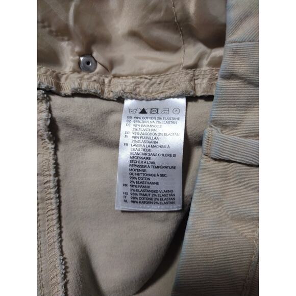 H&M Women’s Skinny Jeans Lot Of 2 Stretchy Green Beige Pants Mid Rise Size 10 - Picture 6 of 15